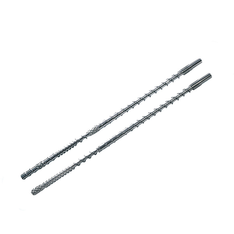 Second-based plasticizing extruder screw