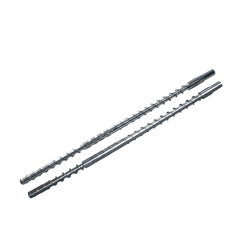 Mixing exhaust type extruder screw